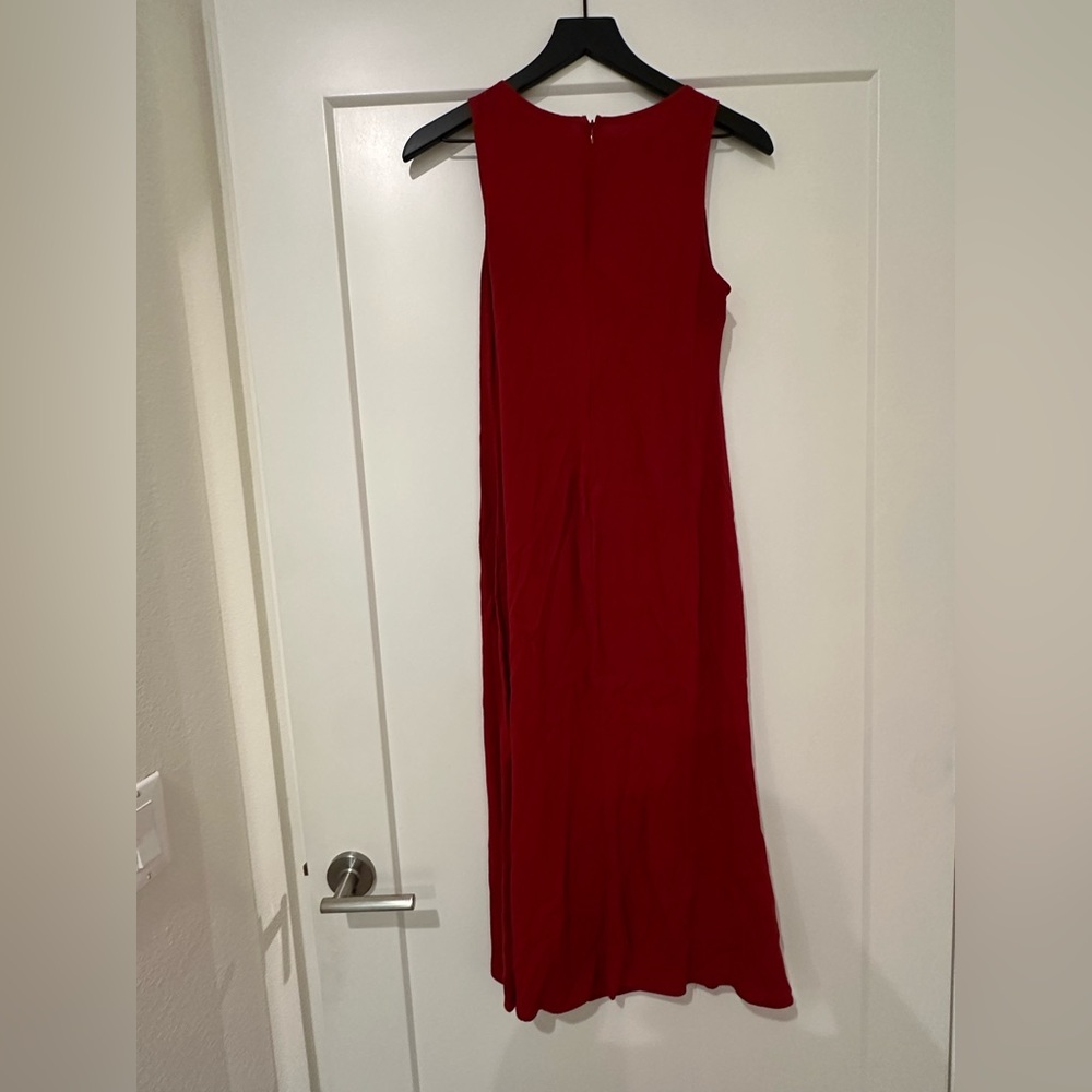 Reformation Scoop Neck Dress with Slit - Picture 2 of 4